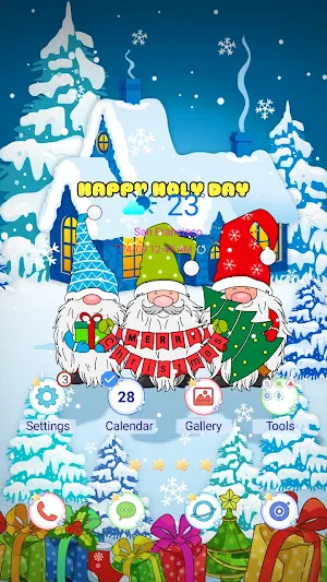 Christmas Gnomes - Wallpaper Screenshot 0