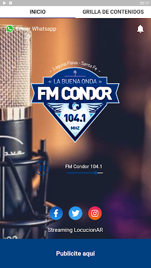 FM Condor 104.1 Screenshot 1