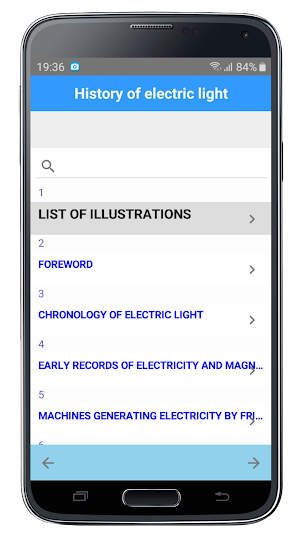 History of electric light Screenshot 1