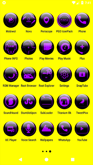 Purple Glass Orb Icon Pack Screenshot 3