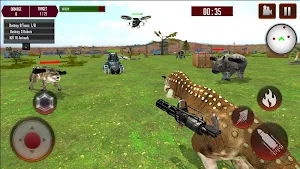 Dinosaur Shooting Games- Counter Attack Screenshot 0