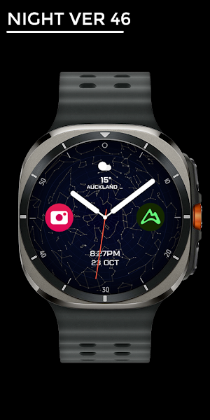 Night ver 46 - watch face Screenshot 0