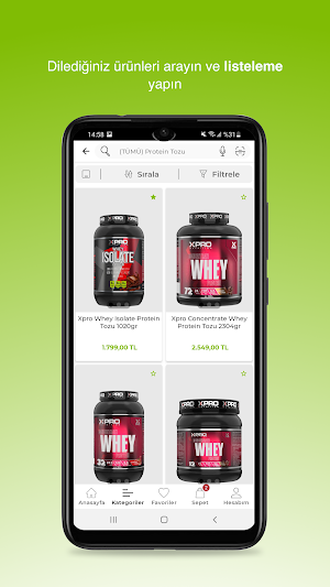 Xpro Nutrition Screenshot 1