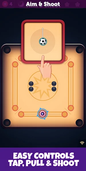 Carrom : Candy Carrom - A Carrom Board Game Screenshot 1
