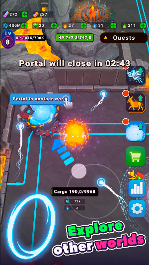 Io's Quest: RPG & .io Action Screenshot 1