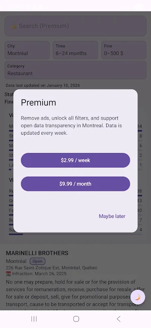 Clean Check Montreal Screenshot 3