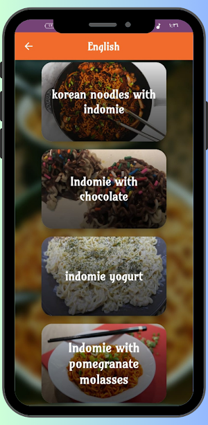 Noodle Recipies Screenshot 0