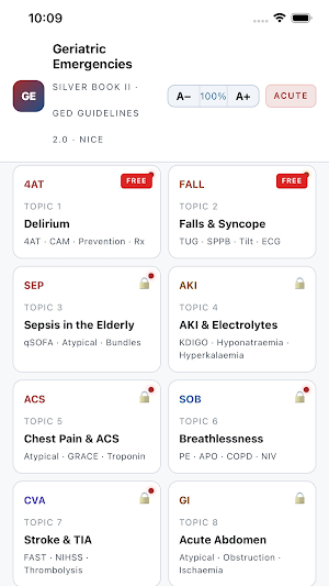 Geriatrics Emergencies Screenshot 0