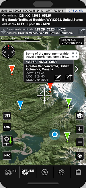 Tactical Offline Satellite Map Screenshot 3