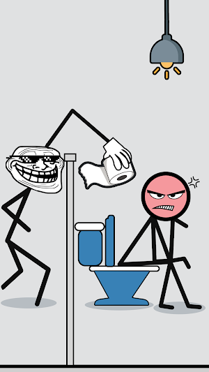 Troll Robber Thief Puzzle Game Screenshot 0
