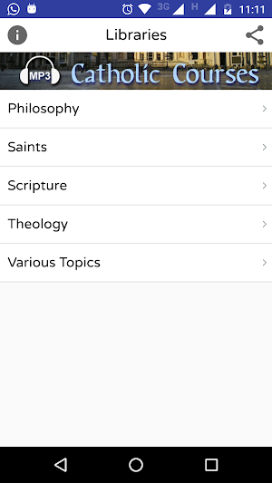 Catholic Courses Audio Collection Screenshot 1