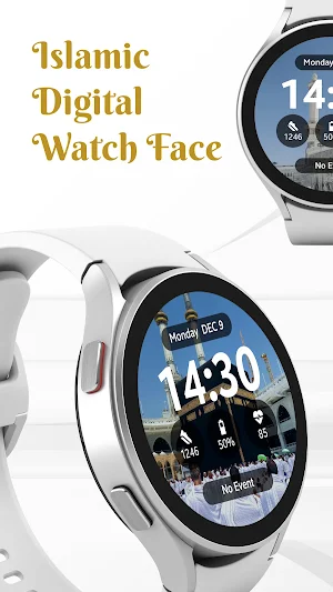 Islamic Digital Watch Face Screenshot 0
