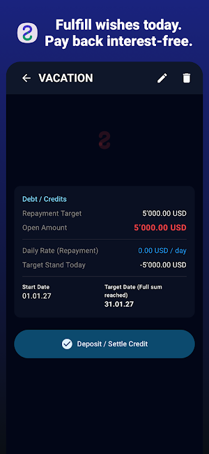 SmartSave: Savings Goal App Screenshot 2