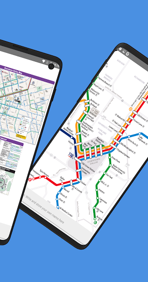 DALLAS TRANSIT MAP OFFLINE DART Screenshot 1