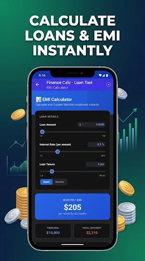 Finance Calc - Loan Tool Screenshot 0
