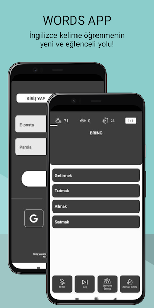Words App - İngilizce Kelime Sınavı Screenshot 0