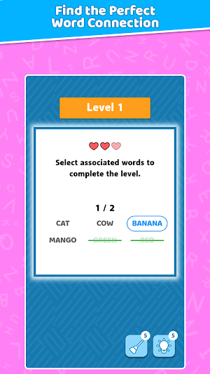 Word Match : Association Game Screenshot 1