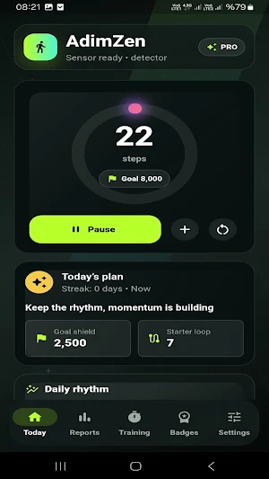 AdimZen: Step Counter Screenshot 3