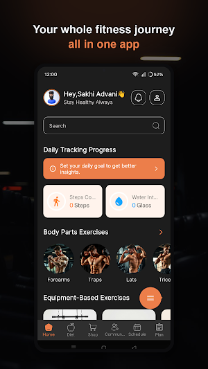 FitBot: AI Workout & Meal Plan Screenshot 0