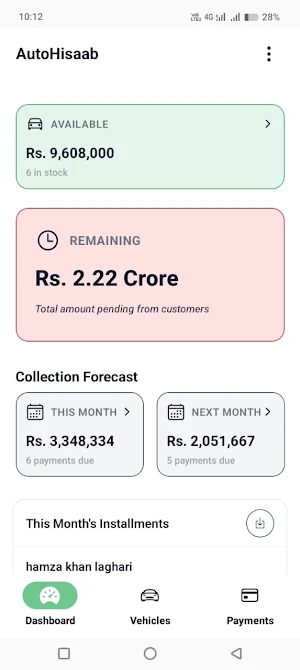 AutoHisaab - Car Showroom Screenshot 0