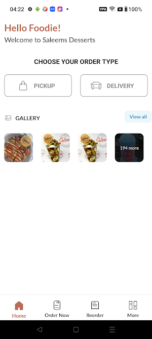 Saleems Desserts Screenshot 1