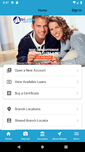 Tri-Cities Credit Union Screenshot 0