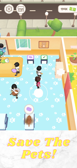 Idle Pets Clinic Tycoon Screenshot 0