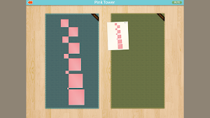 Montessori Pink Tower - Pre-Math Exercises Screenshot 2