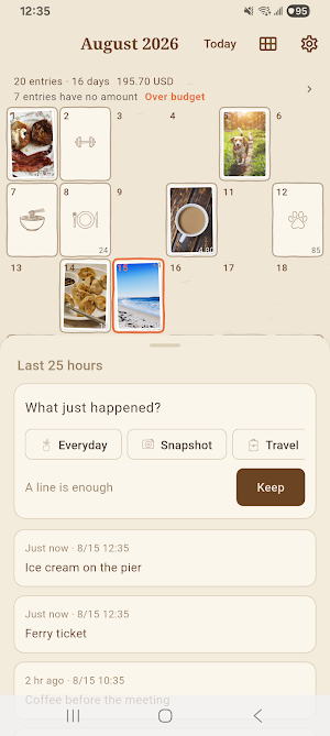 Bento Days: Photo Food Diary Screenshot 0
