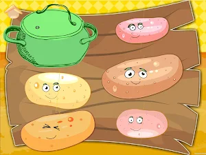 Funny Veggies! Kids games girls, boys, babies free Screenshot 3