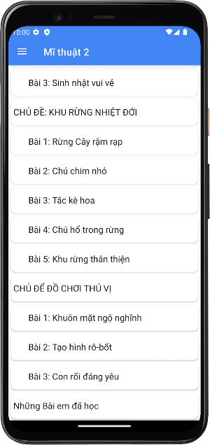 Mĩ thuật Lớp2 Screenshot 3
