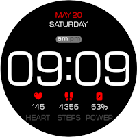 Key055 Digital Watch Face