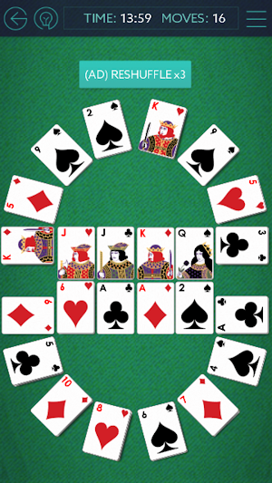 Crescent Solitaire Screenshot 1