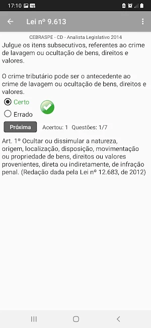 Lei 9613 - Lavagem de Dinheiro Screenshot 3