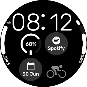 InfoGrid - Wear OS Watchface Screenshot 2