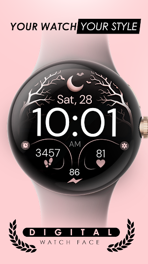 Halloween Rose Gold watch face Screenshot 0