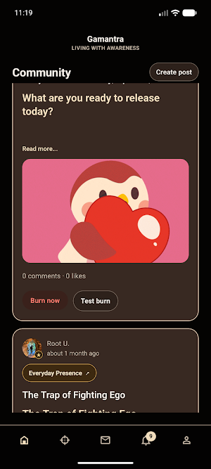 Gamantra, Living with Awarness Screenshot 0