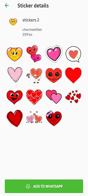 Cute Love Stickers - WASticker Screenshot 2