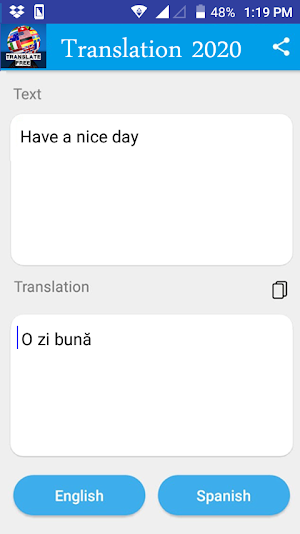 Romanian - English Translator 2021 Screenshot 1