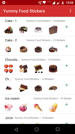 Yummy Food Stickers for WA Screenshot 0