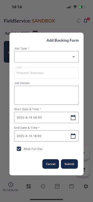 FieldService Screenshot 3