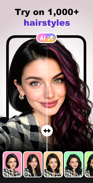 HairMatch :AI Hairstyle Try On Screenshot 0