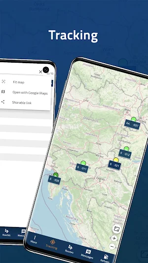 iTrack Flottakövetés Screenshot 1