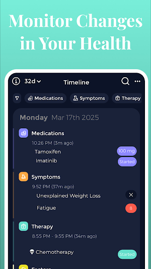 Cancer Tracker Screenshot 3
