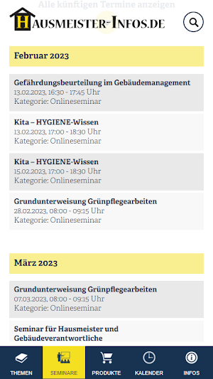 Hausmeister-Infos Screenshot 3
