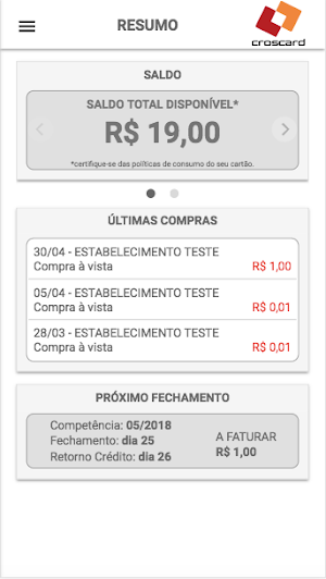 CROSCARD Screenshot 2