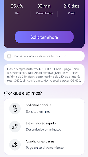Crediva: Préstamos en línea Screenshot 1