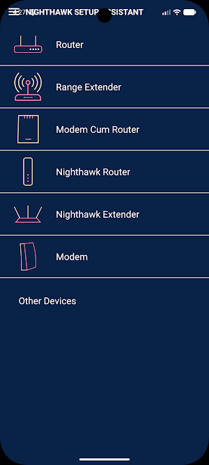 Nighthawk Setup Assistant Screenshot 1