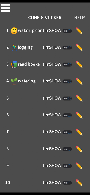 Sticker Calendar Screenshot 3