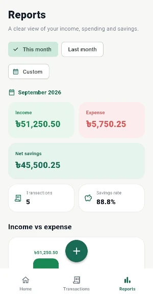 Income Expense Screenshot 2